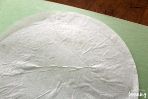 Coffee Filter Baseball Craft