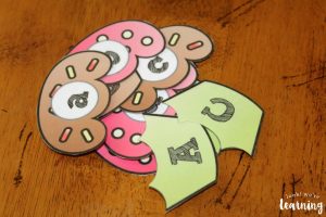 Cupcake Letter Matching Activity