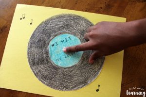 Cute Vinyl Record Craft