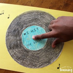 Cute Vinyl Record Craft for Kids