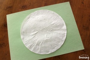 Easy Coffee Filter Baseball Craft