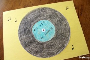 Simple Coffee Filter Vinyl Record Craft