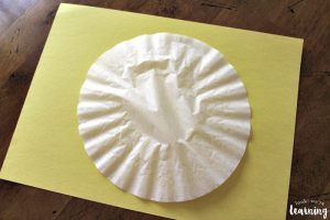Simple Vinyl Record Coffee Filter Craft