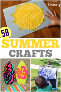 Try some of these fun and easy summer crafts for kids with your children this year!