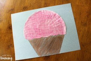 Coffee Filter Cupcake Craft