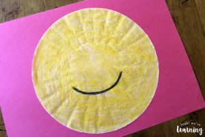 Coffee Filter Emoji Craft