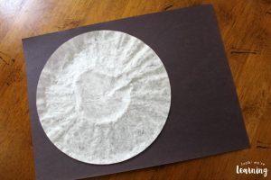 Coffee Filter Solar Eclipse Craft