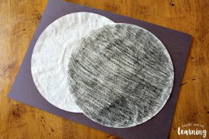 Coffee Filter Solar Eclipse Craft for Kids