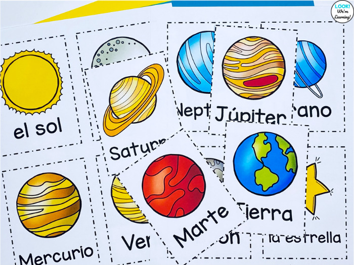 Color Solar System Flashcards