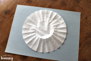 Easy Coffee Filter Cupcake Craft
