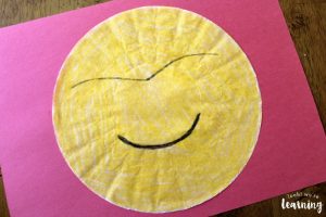 Easy Coffee Filter Emoji Craft