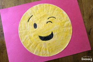 Emoji Coffee Filter Craft