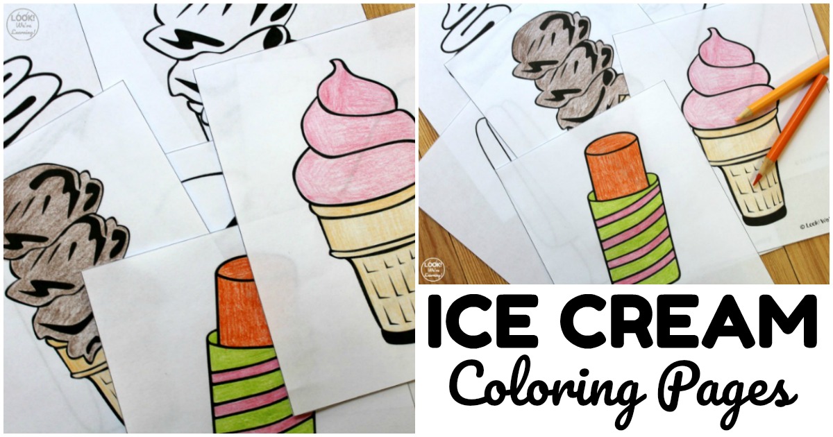 Fun Ice Cream Coloring Pages for Kids