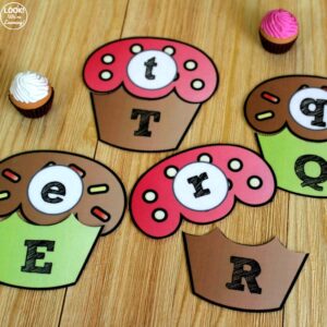 Hands On Cupcake Letter Matching Activity