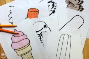 Ice Cream Coloring Pages