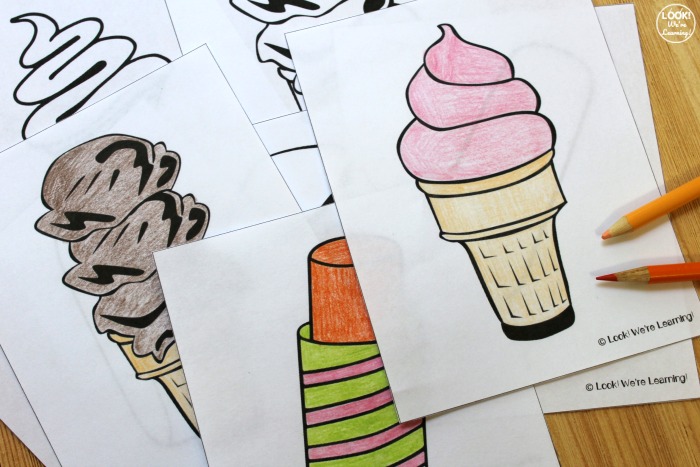 Ice Cream Coloring Pages for Kids