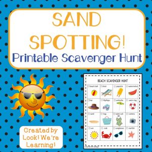 Sand Spotting Beach Scavenger Hunt