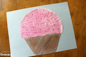 Simple Coffee Filter Cupcake Craft