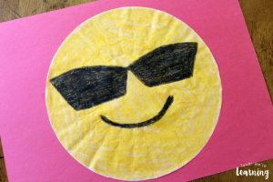 Simple Coffee Filter Emoji Craft
