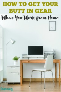 There are so many ways to lose focus and motivation when you're working from home. Here are the work at home productivity tips I use to get my butt in gear as a WAHM!