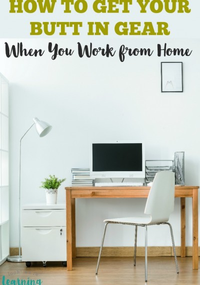 There are so many ways to lose focus and motivation when you're working from home. Here are the work at home productivity tips I use to get my butt in gear as a WAHM!