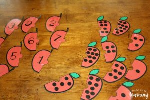 Apple Counting Puzzles for Preschool