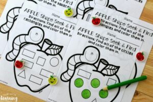 Apple Shape Seek and Find