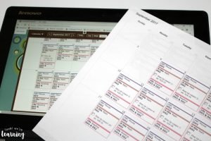 Printing Out Homeschool Planet Schedules