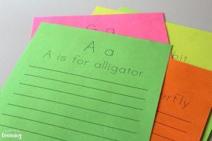 Alphabet Animal Notebooking Pages for Kids