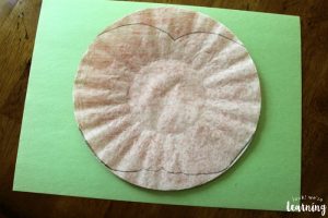 Apple Coffee Filter Craft