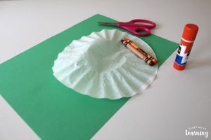 Coffee Filter Pumpkin Craft Project