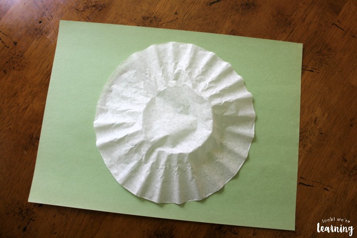 DIY Apple Craft Out of Coffee Filters