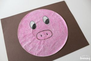 Easy Pig Coffee Filter Craft