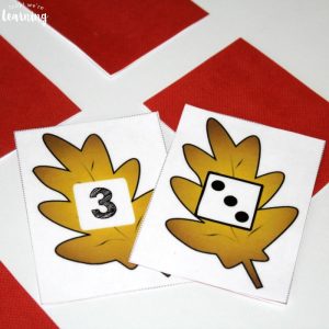 Easy Preschool Math Fall Concentration Game