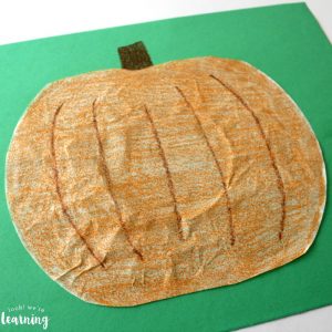 Fun Coffee Filter Pumpkin Craft for Kids