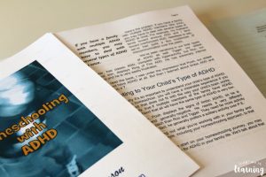 Homeschool Printing Service - Homeschooling with ADHD eBook