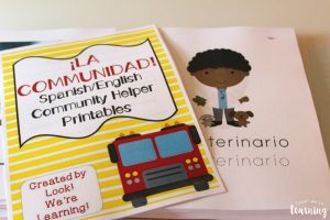 Homeschool Printing Service - Spanish Community Helpers Pack