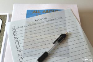 Homeschool Printing To Do List
