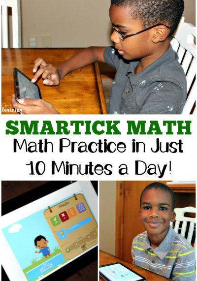 Need to help your active learner practice math? Smartick Math lets kids get math enrichment in just 10 minutes a day!