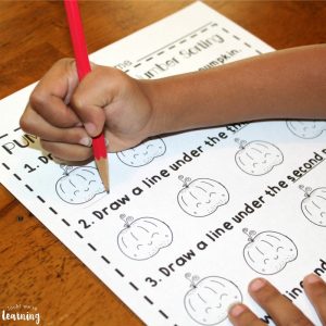 Pumpkin Ordinal Number Worksheet