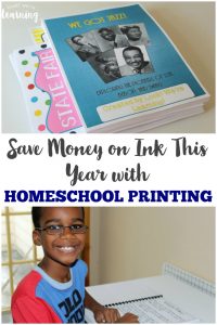 Save money on printer ink this school year with a homeschool printing service!