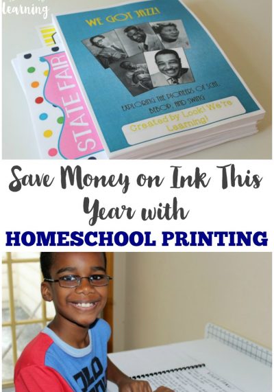 Save money on printer ink this school year with a homeschool printing service!