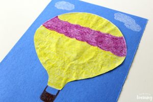 Simple Hot Air Balloon Craft for Kids