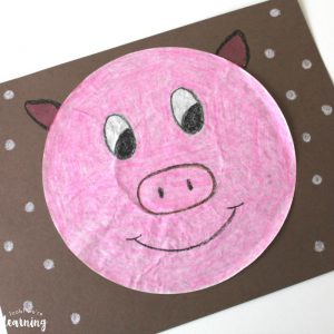 Simple Pig Coffee Filter Craft