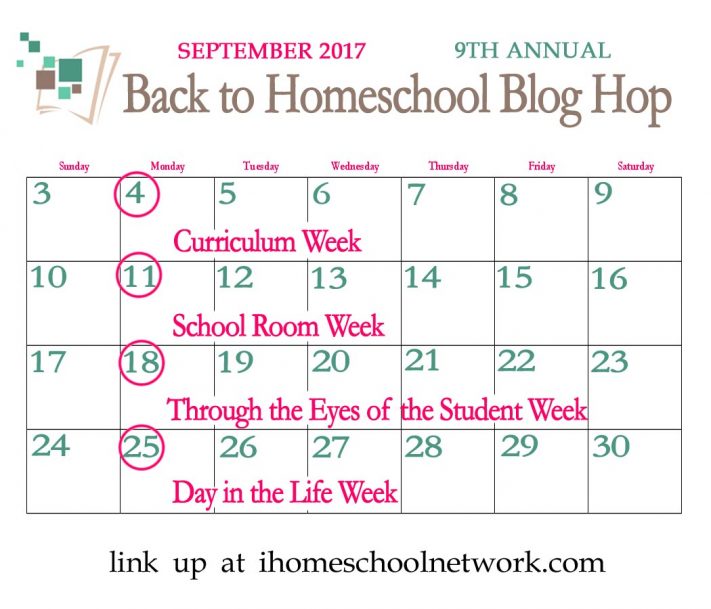 Back to Homeschool Blog Hop 2017