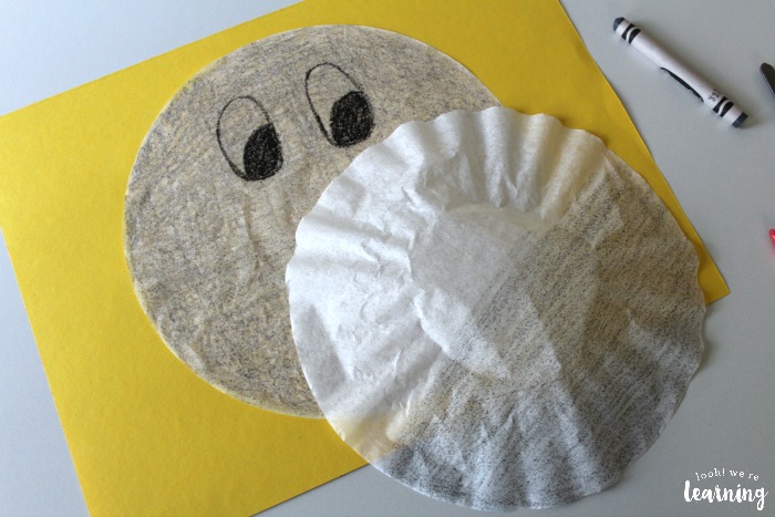 Coffee Filter Elephant Craft Project