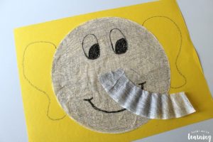 Fun Coffee Filter Elephant Craft