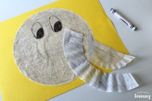 Making a Coffee Filter Elephant Craft