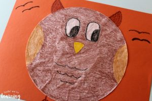 Owl Coffee Filter Craft for Kids