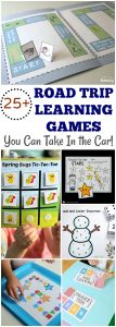 Pack up the car and bring along these printable road trip games for kids to keep learning while you ride!
